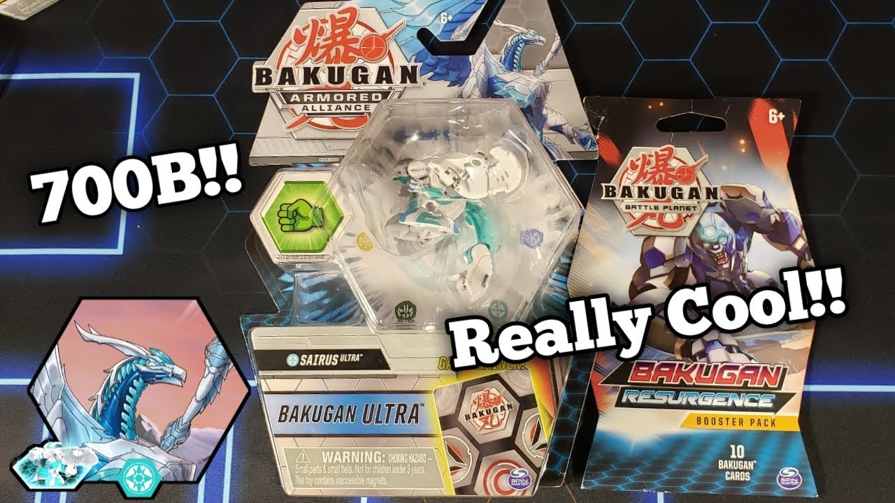 *NEW* Bakugan Armored Alliance Haos Sairus Ultra Unboxing!! (Really Strong!)