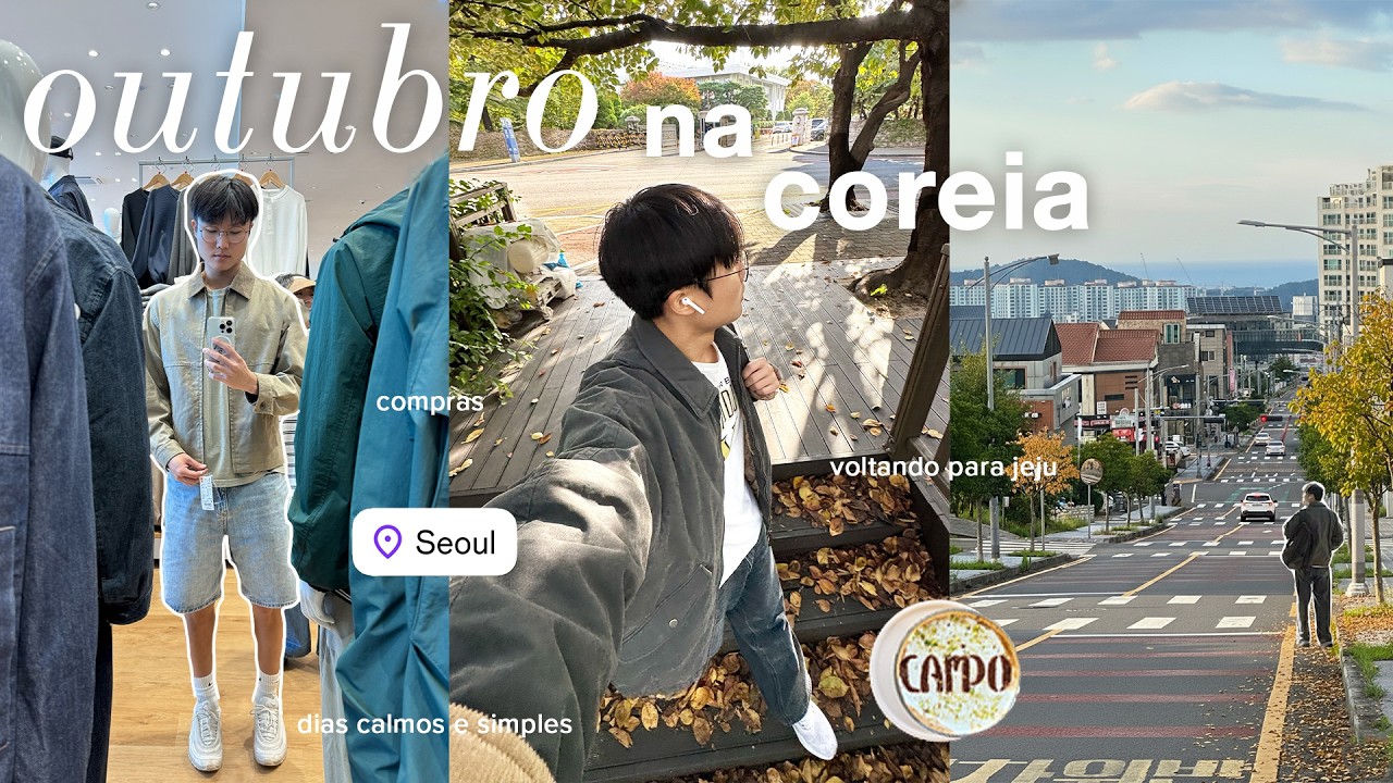 outubro na coreia | dias calmos e simples, rotina matinal produtiva, studying for exams & compras