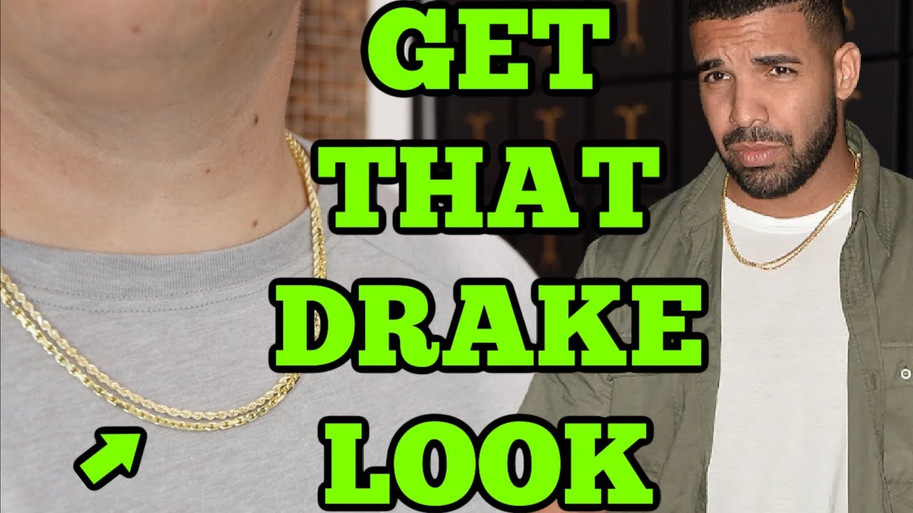 DRIP LIKE DRAKE! Get the perfect DRAKE CHAIN look!