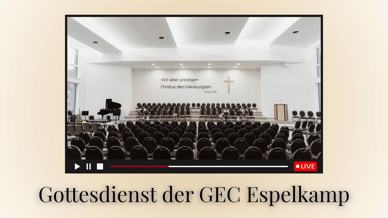Gottesdienst | 23.01.2026 | 18:30 Uhr | GEC Espelkamp