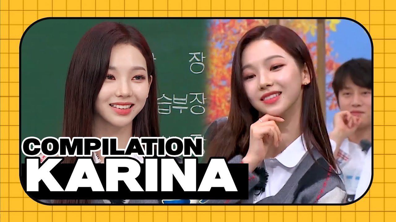 Knowing bros AESPA Karina compilation 🖤