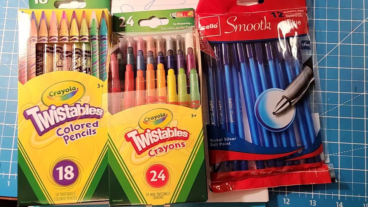 New Pen Day Cello Smooth Crayola Twistables