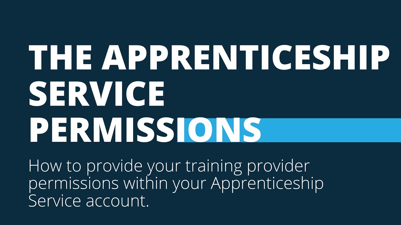 The Apprenticeship Service Permissions | Essential for Employers | Skills Edge Training