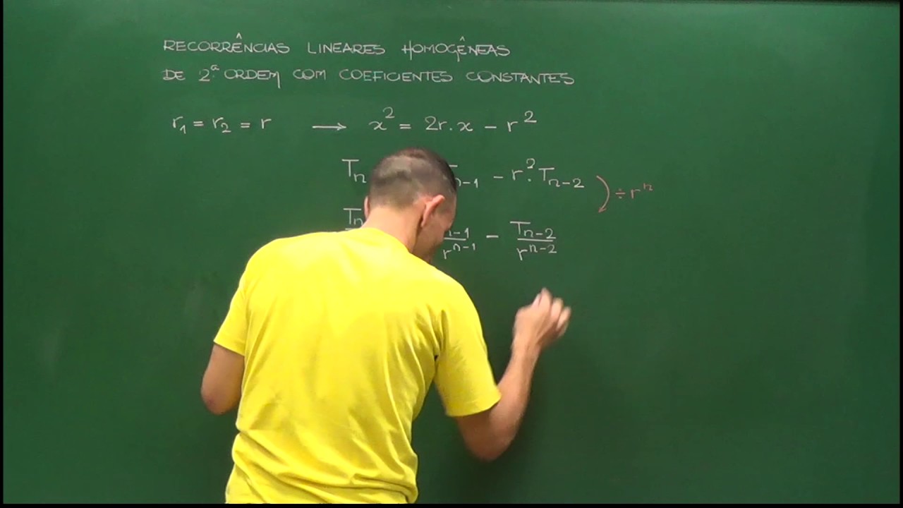 Aula 13 - Recorrências lineares de segunda ordem