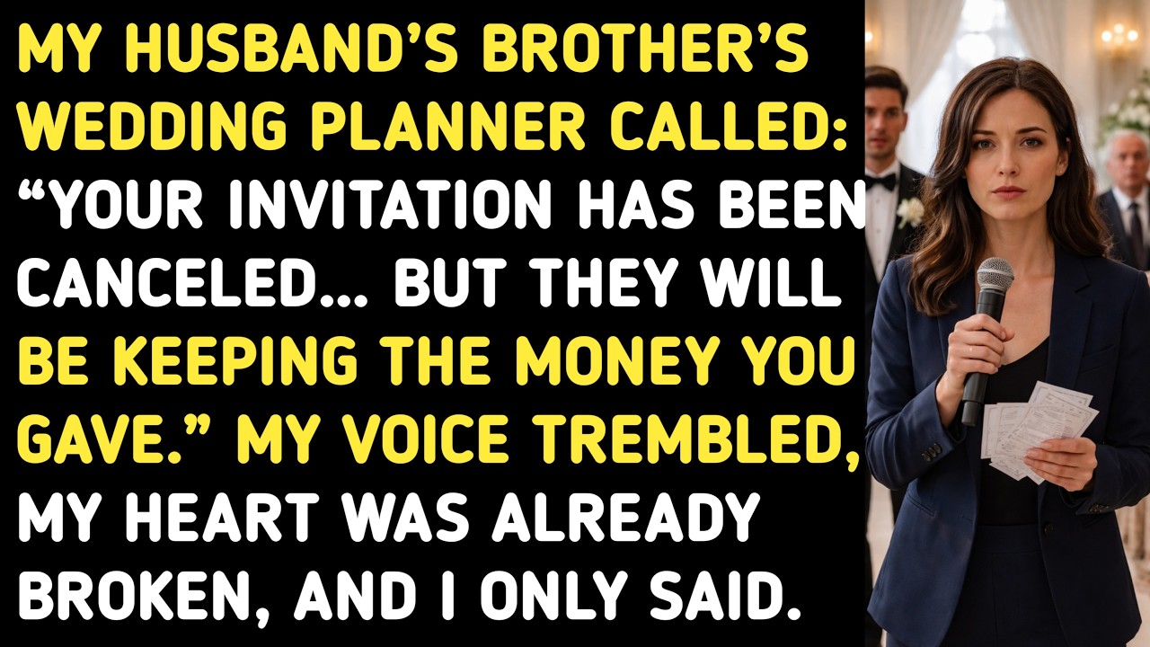 My Wedding Invitation Was Canceled—They Kept My Money | Family Betrayal Story
