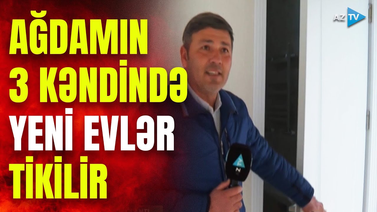 Ağdamın 3 kəndində yeni evlər belə görünür – BİRBAŞA BAĞLANTI