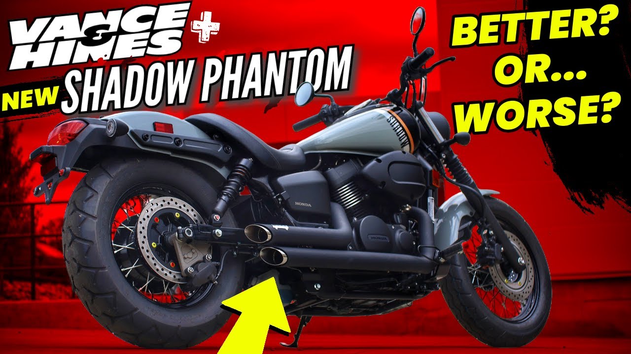 New 2024 Honda Shadow Phantom + Vance & Hines Exhaust = WORSE?