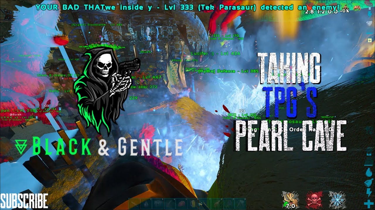 Taking TPG's Pearl Cave.... AGAIN | B&G | Ark Official PvP