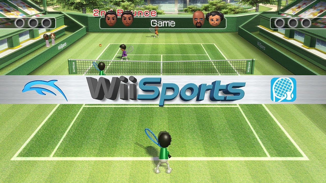 Wii Sports: Tennis (Dolphin Emulator)