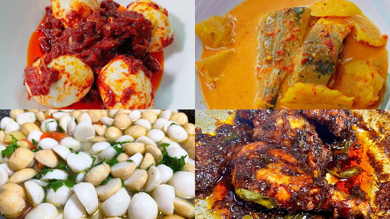 🔥 4 Resepi Mudah & Sedap | Menu Harian Jimat & Cepat Siap