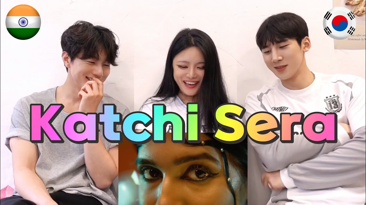 Korean barista☕️ reacts to watching his first Tamil mv🇮🇳🫶Katchi Sera #mimi @윤세YUNSE