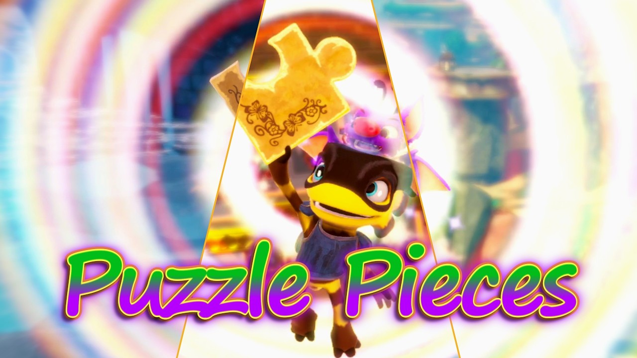 All Pagie Puzzle Pieces | Yooka-Replaylee