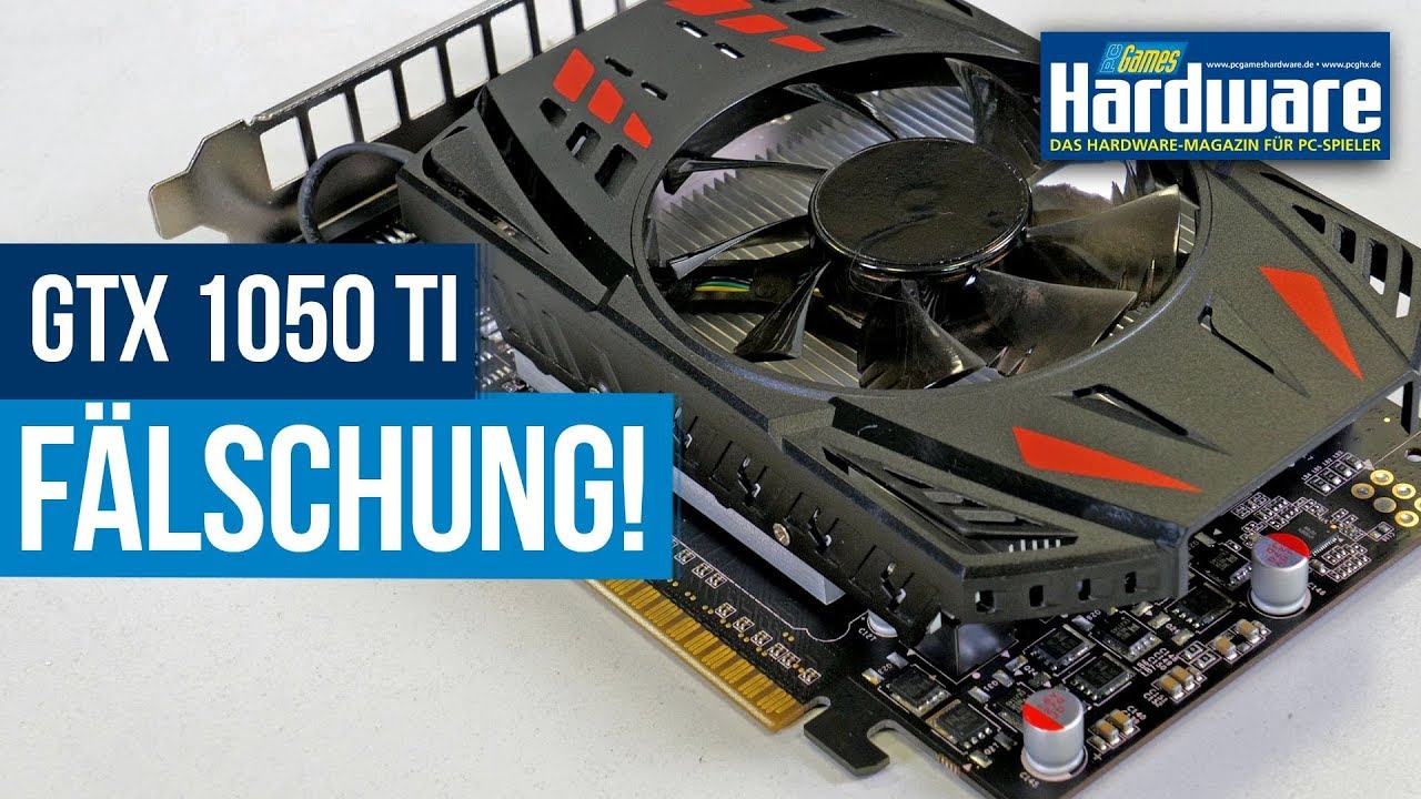 Gefälschte Grafikkarten? | Fälschungen erkennen und vermeiden | GTX 1050 Ti mit GTX 550 GPU?!