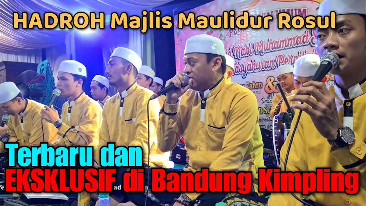 Hadroh Majlis Maulidur Rosul MMR BARU di Bandung Kimpling Bersholawat  Nahdhatul ulama Giren Tegal