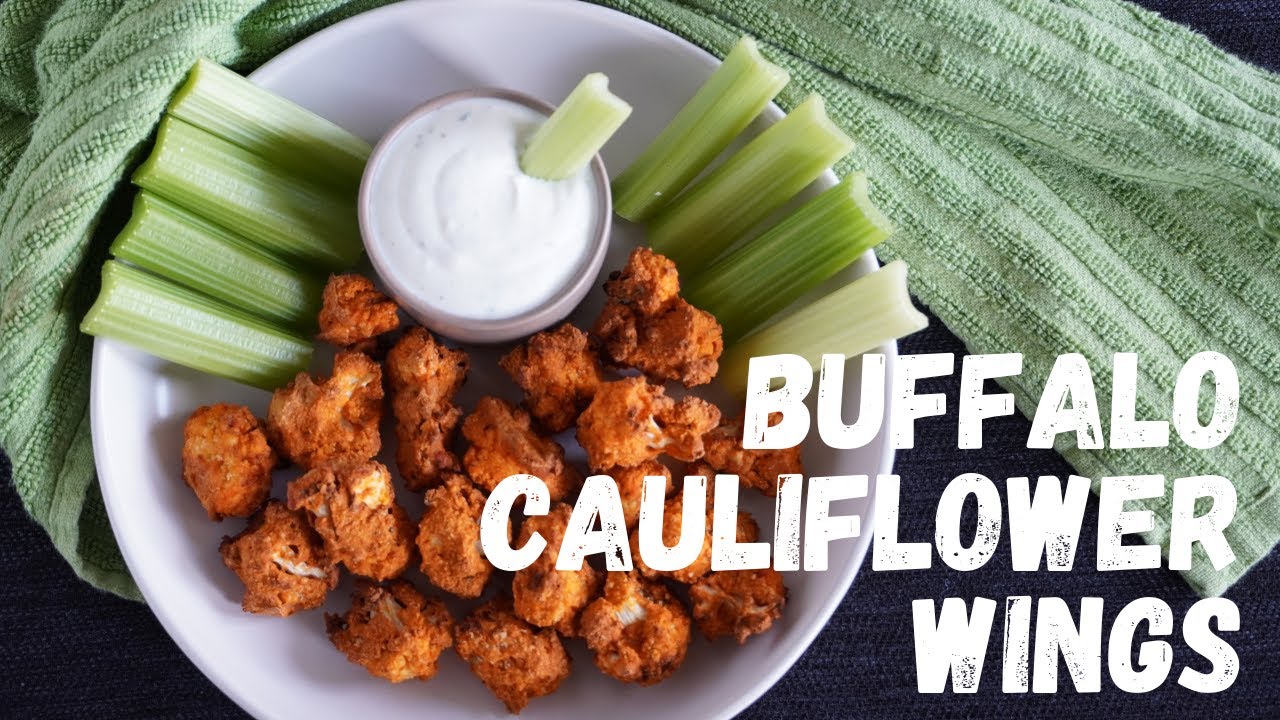 Buffalo Cauliflower Wings in Air Fryer