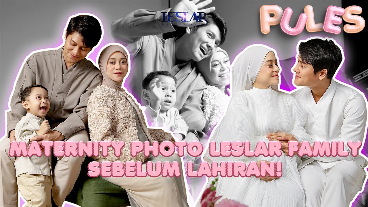 PULES : MENJELANG LAHIRAN, LESLAR FAMILY SEMPATKAN PHOTO MATERNITY! ABANG SAMPAI JADI PHOTOGRAPHER!