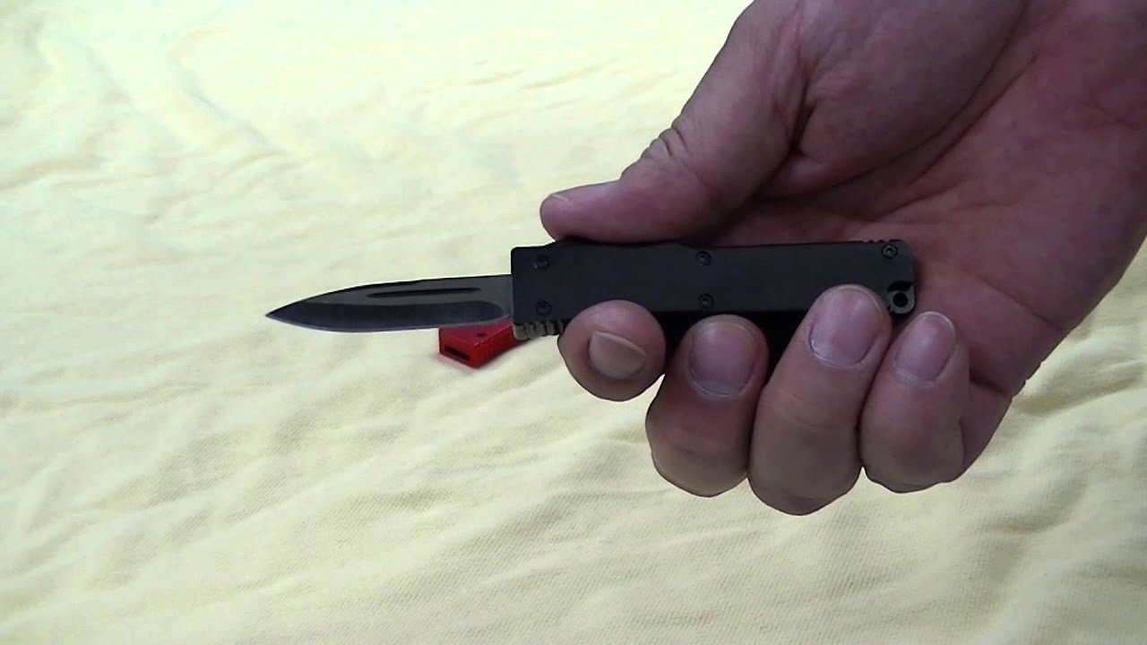 The Mini OTF (out at front) Knife