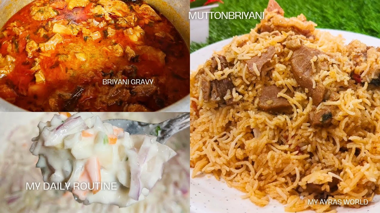 Muslim's Special Mutton Briyani Vlog |பிரியாணி மசாலா இல்லாத மட்டன்பிரியாணி |MyAyrasWorld | Dailyvlog