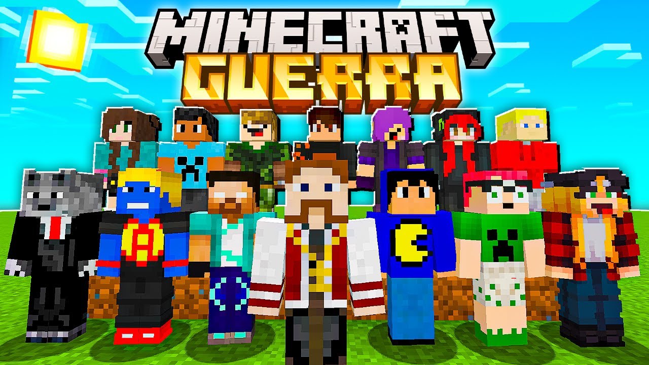 Voltei ao MINECRAFT GUERRA - NOVA S&Eacute;RIE depois de 10 ANOS