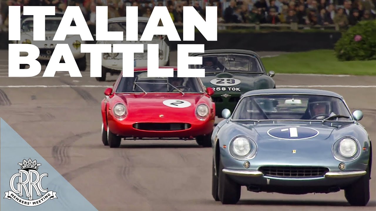 Ferrari 275 GTB battles tiny Abarth and Morgan at Goodwood | 78MM