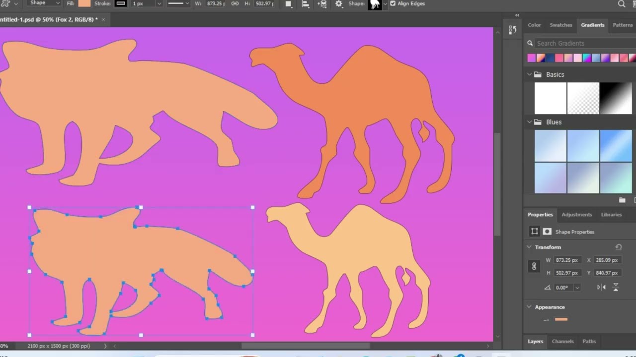 Shape Tools for Logo and Icon Design in Adobe Photoshop