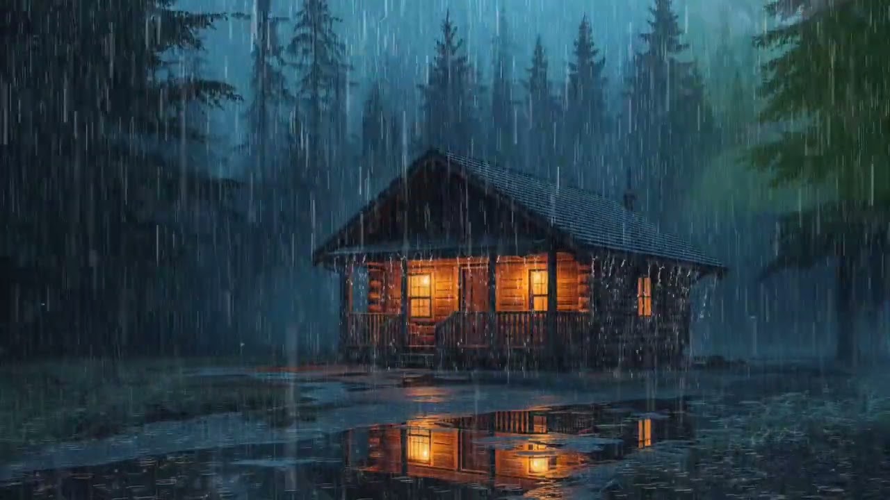 Rain ASMR Deep Sleep | Heavy Rain Sounds for Stress Relief, Calm Nights, and Fast Relaxation