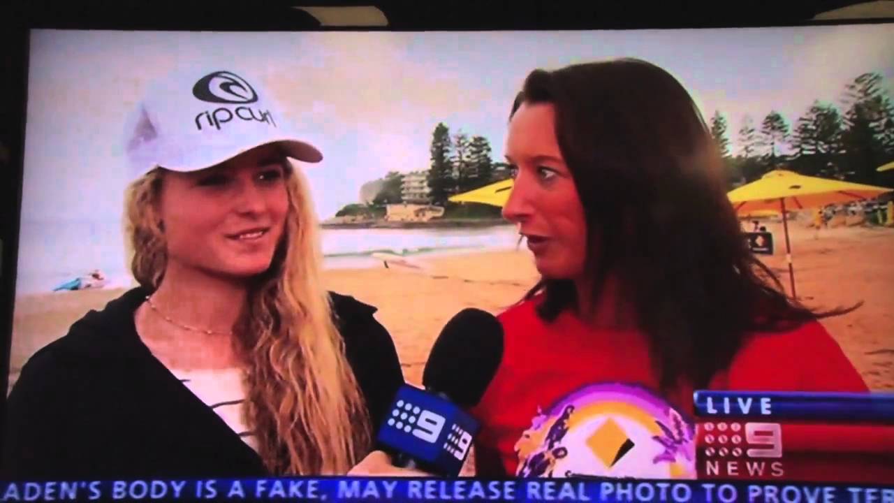 Nikki van Dijk and Layne Beachley Channel 9 Interview.