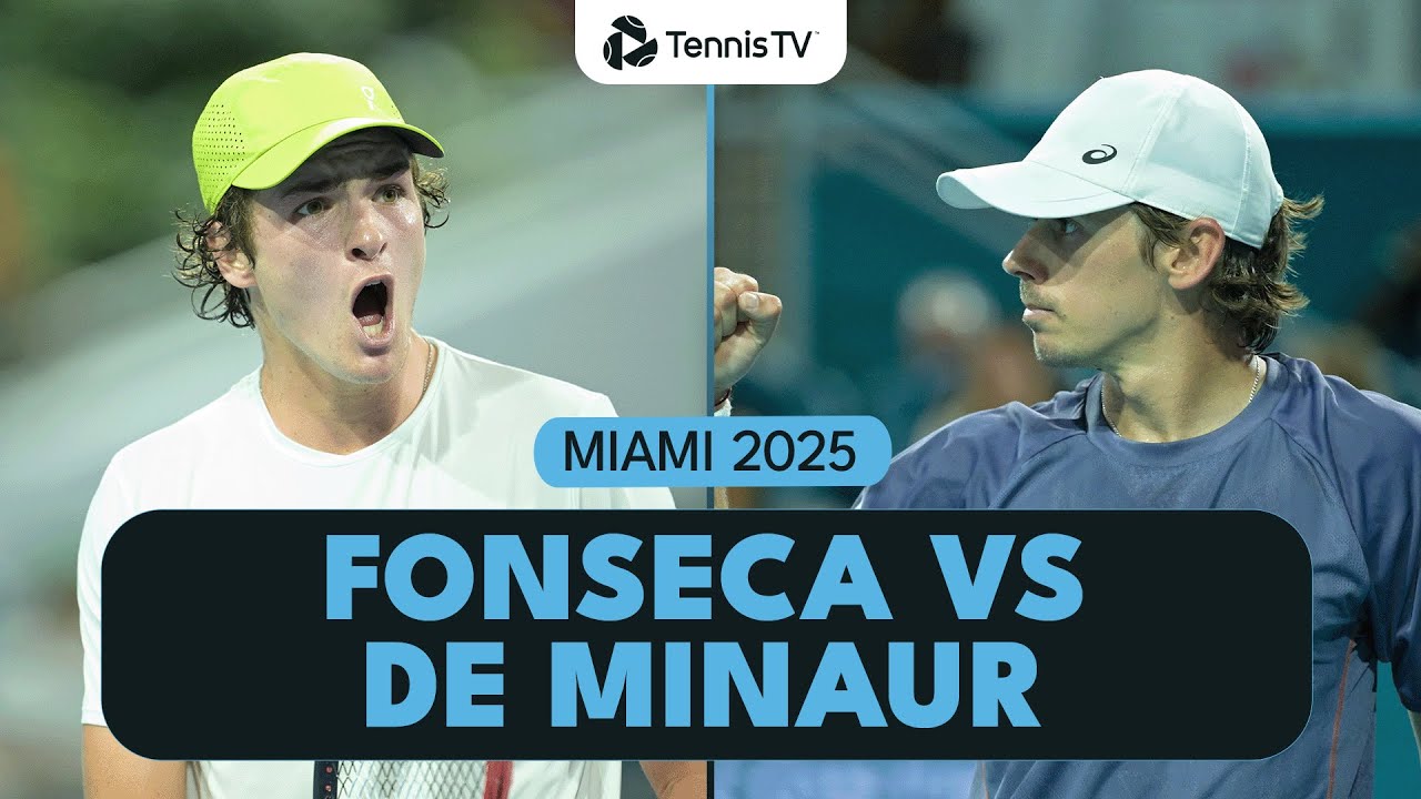 Joao Fonseca vs Alex De Minaur BATTLE 🥵 | Miami 2025 Highlights