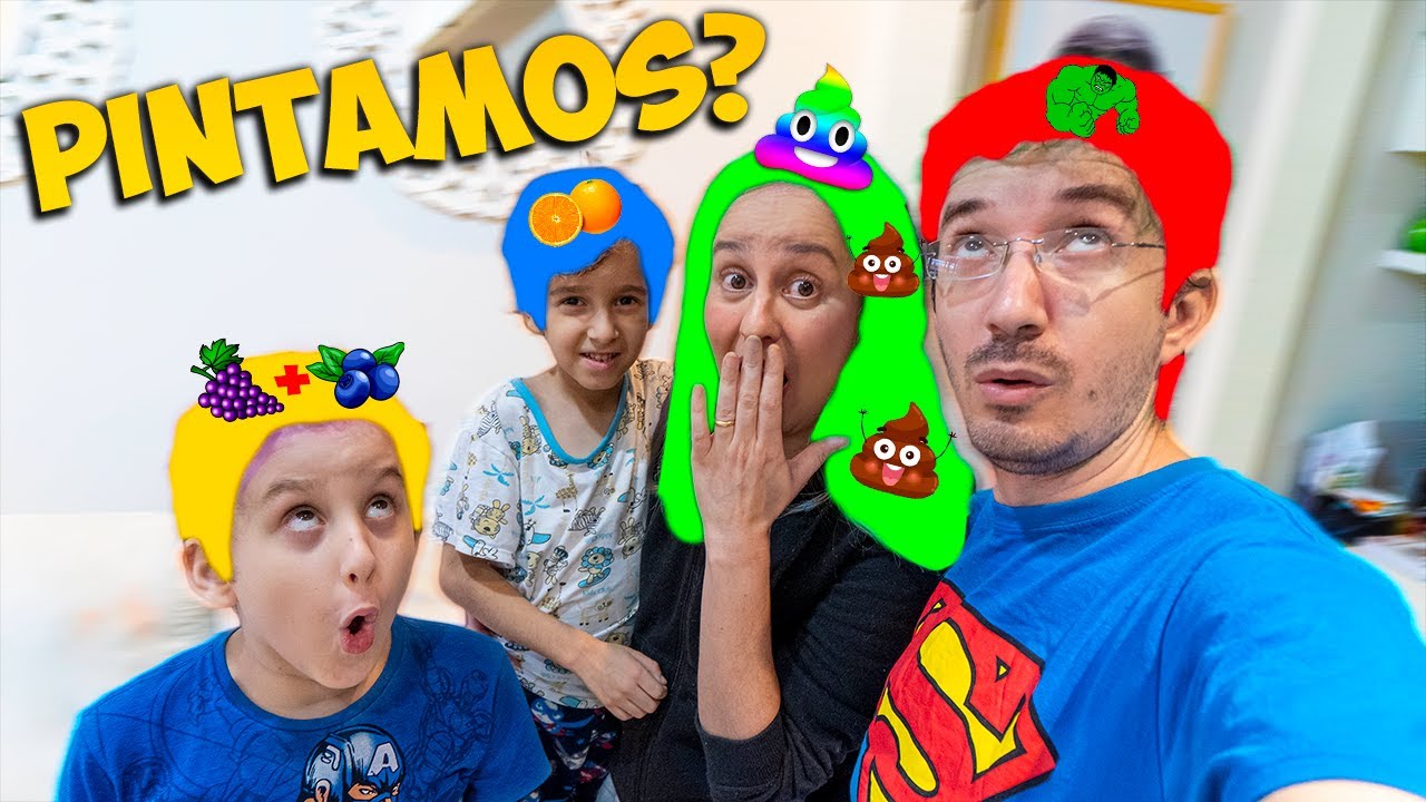 PINTAMOS O CABELO - Paulinho e Toquinho Family