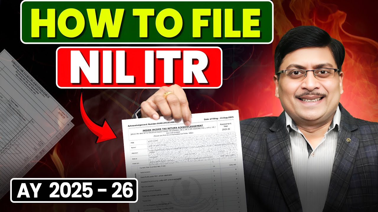 How to File Nil ITR