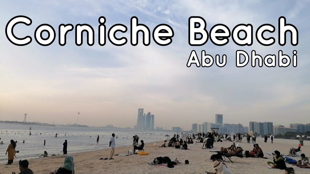 Abu Dhabi Corniche Scenic Beach | Enjoying a Splendid  Afternoon Walk 2025
