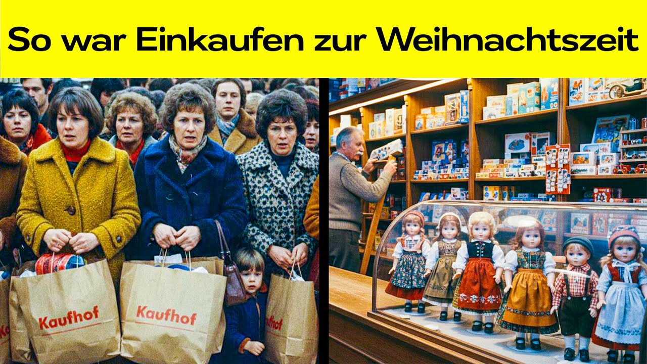 Weihnachtseinkäufe in den 70ern - So war es wirklich