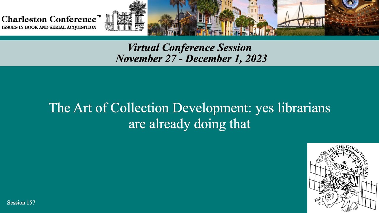 The Art of Collection Development: yes librarians are already doing that