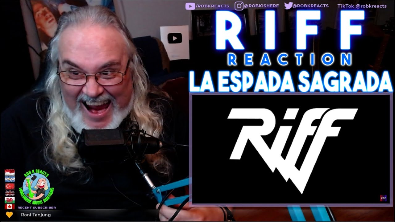 Riff Reaction - La Espada Sagrada - First Time Hearing - Requested