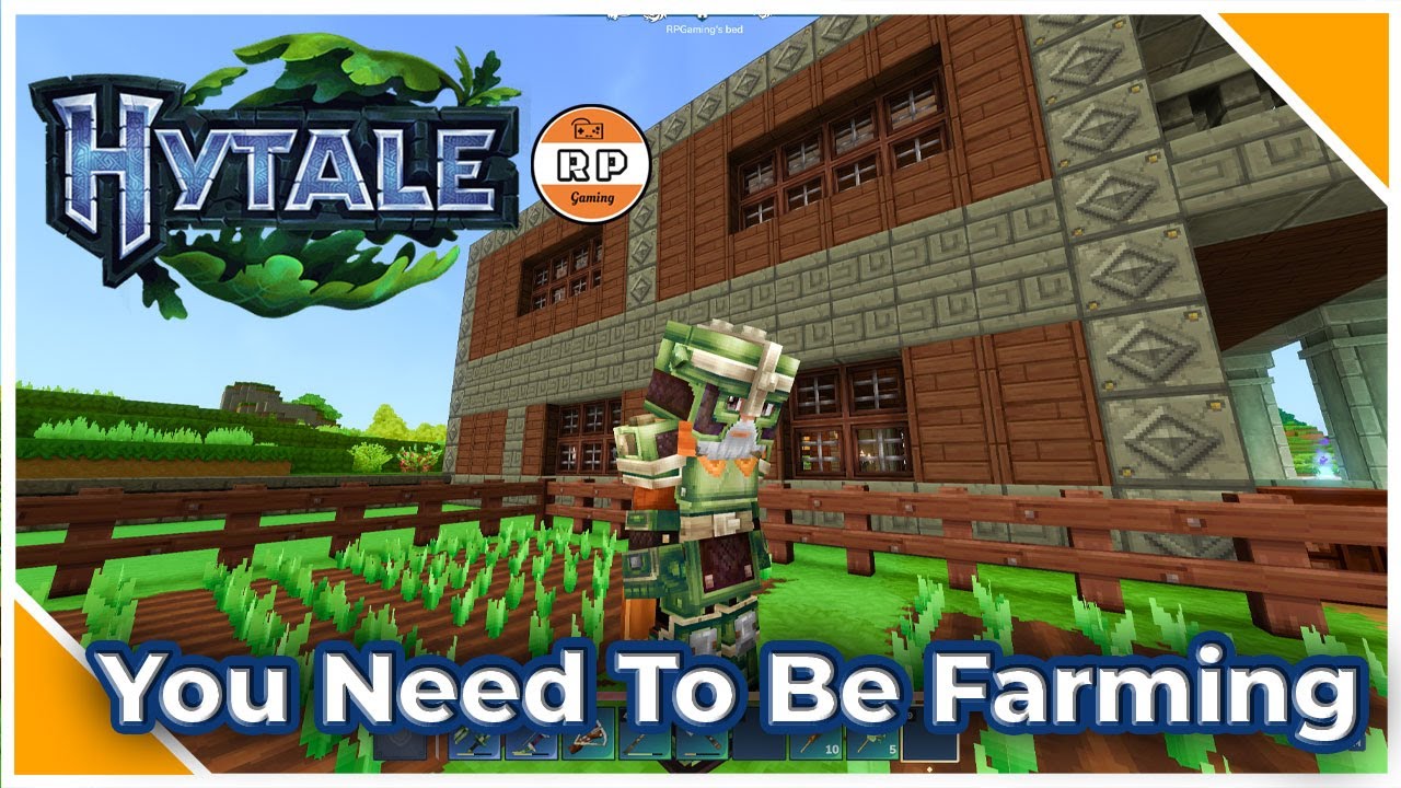 Hytale Playthrough Progression New Update and Farming!