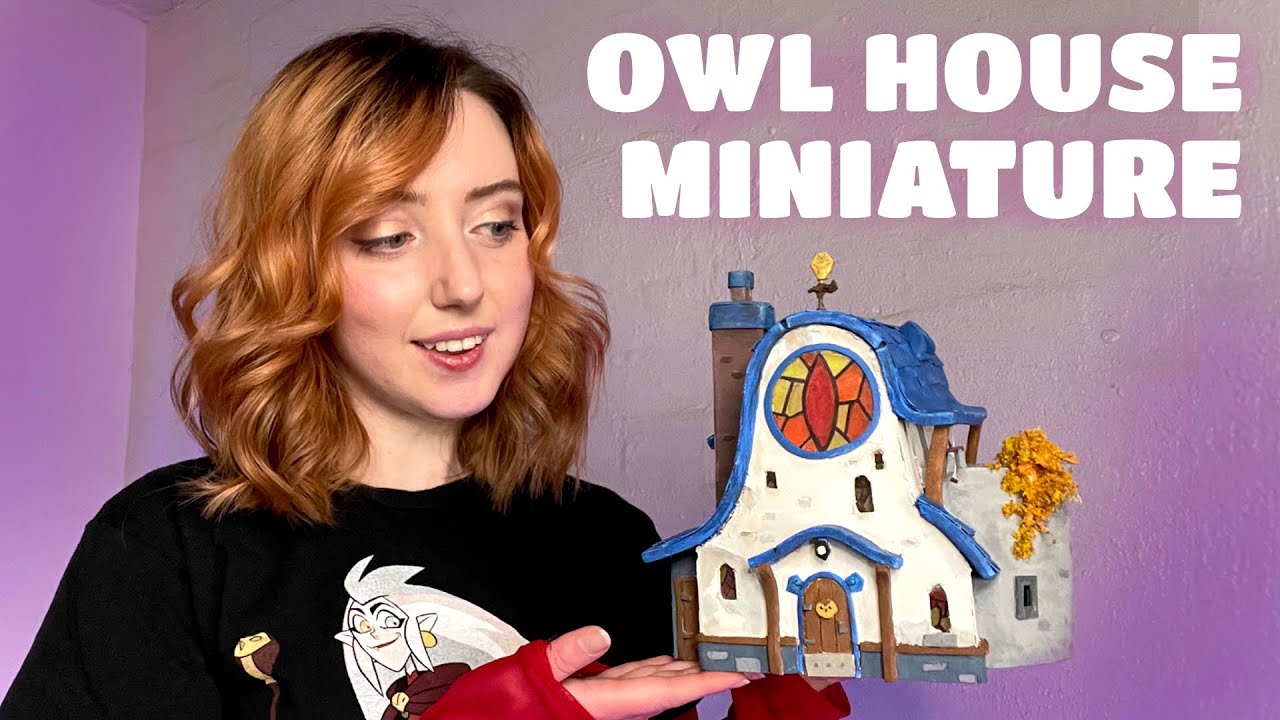 I Made A Miniature Owl House 🦉🏠 - DIY