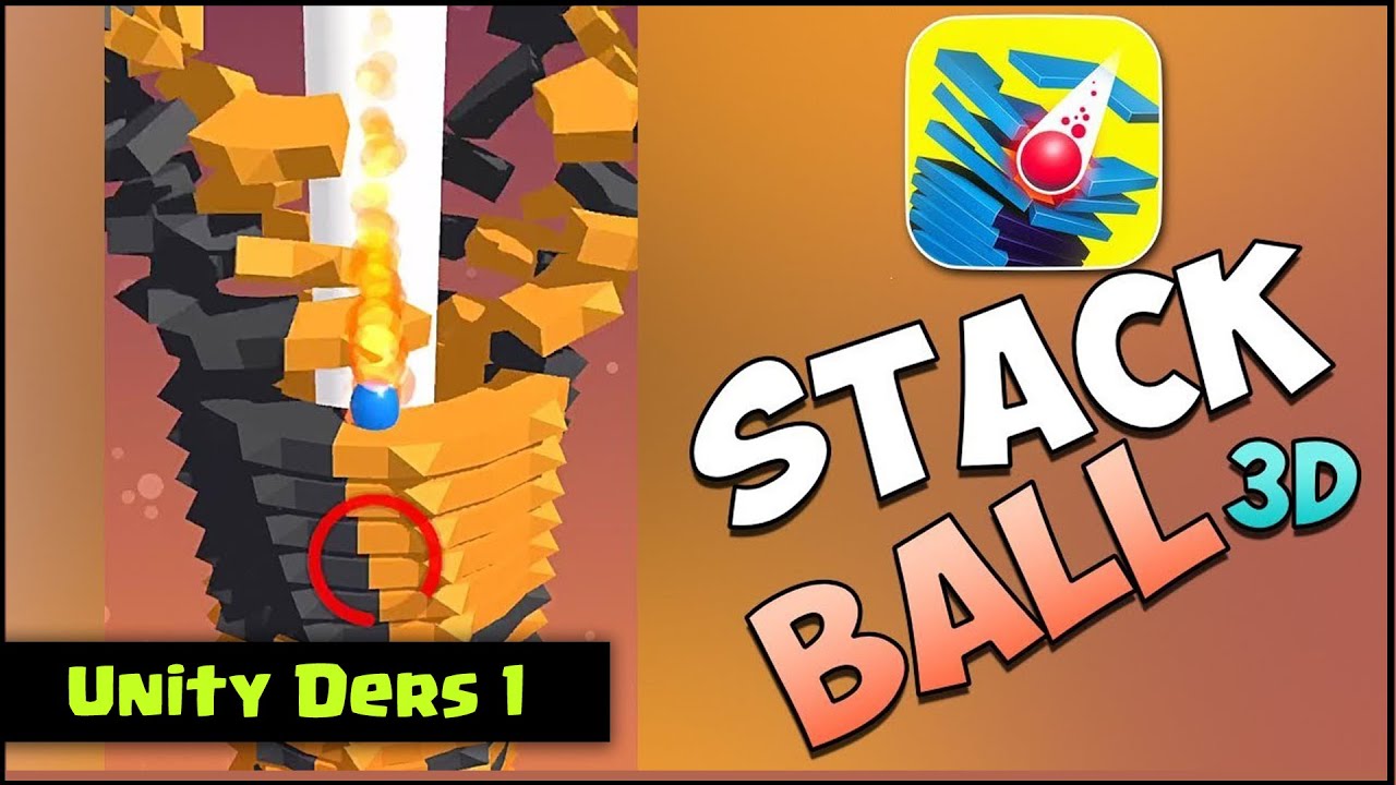 Unity Dersleri | Hyper casual oyun yapımı | Stack Fall Clone