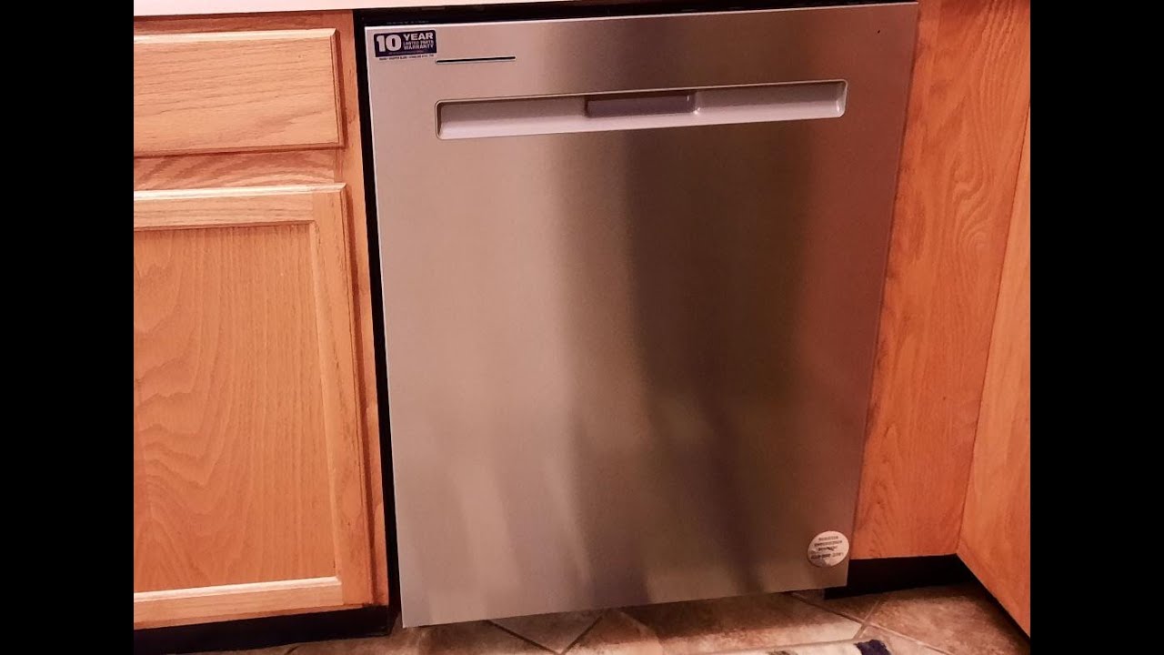How to install a new  Maytag dishwasher