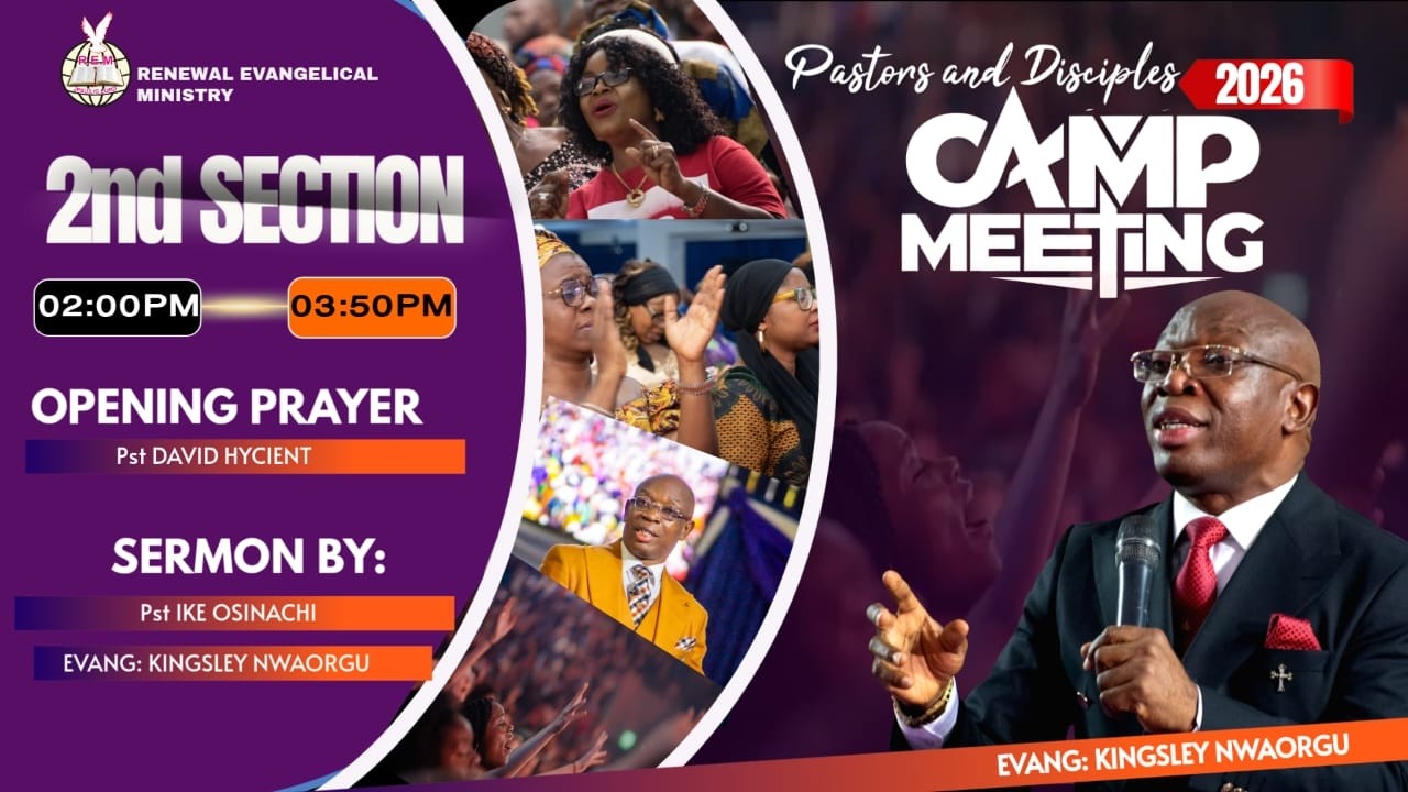 PASTORS / DISCIPLES CAMP MEETING 2026 DAY 1 (SECTION 2)