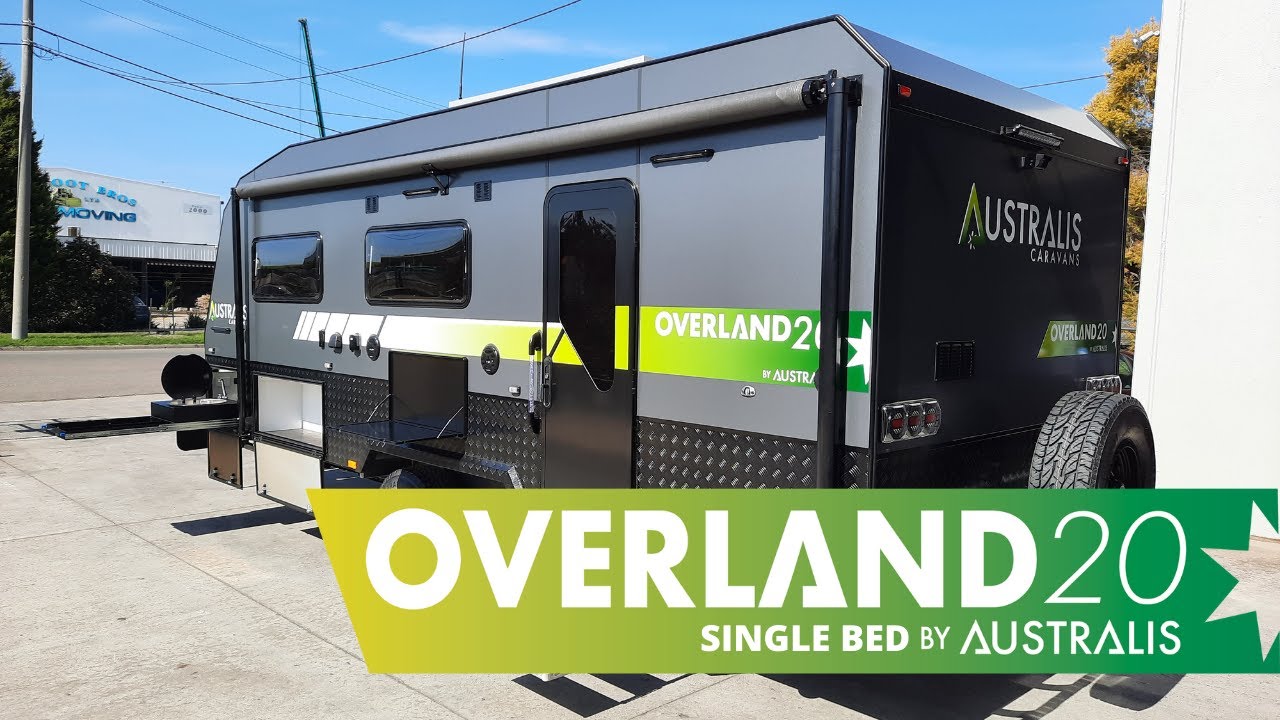 Overland 20ft (Single Bed) Couples Caravan External Overview
