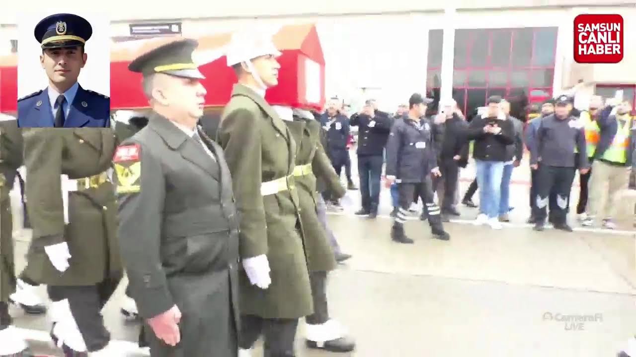 Samsun şehidini karşılıyor: Emre Altıok memleketinde