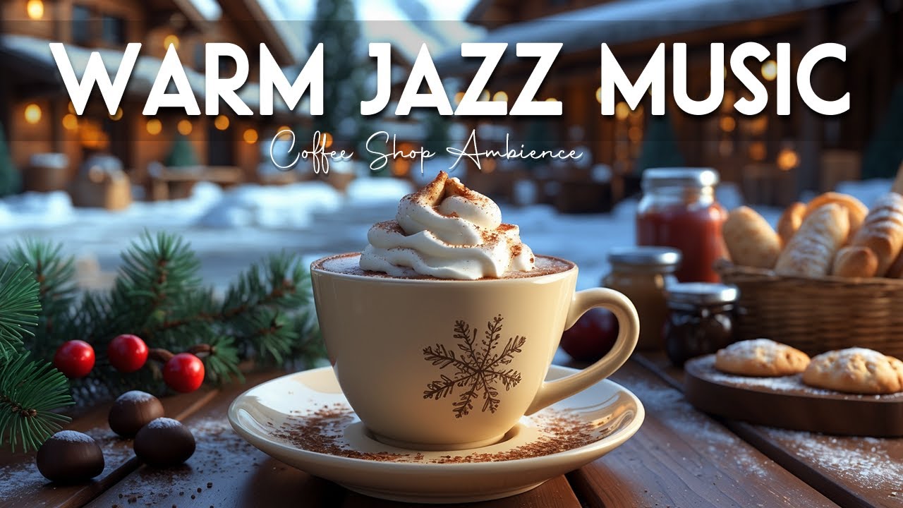 Warm Jazz Music☕ January Bossa Nova Instrumental & Relaxing Jazz Cafe Music for Studying.