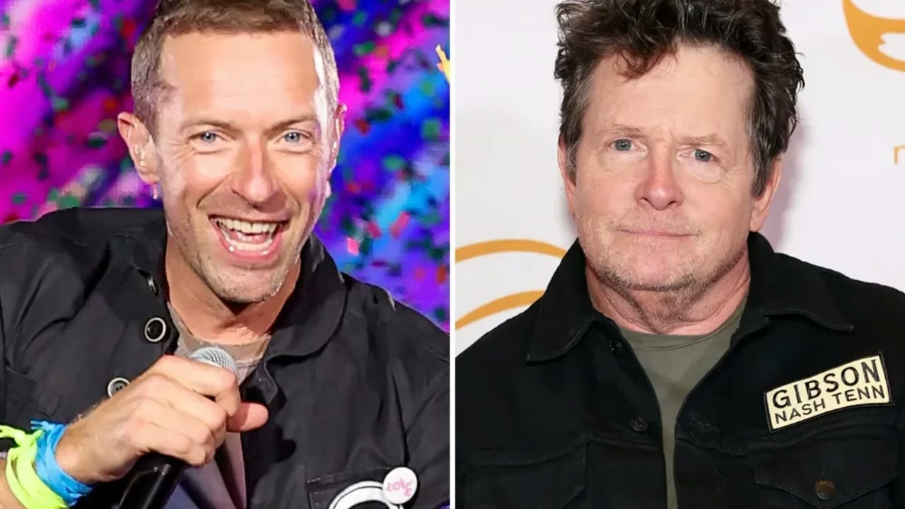 Coldplay’s Chris Martin Says Playing With Michael J  Fox at Glastonbury Was ‘So Trippy’  ‘Like Being