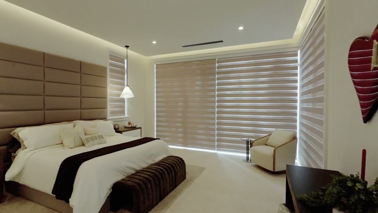 ZeroCorner™ Shades | Sleek Coverage for Corner Glass & Wraparound Views | @EVBlindsWindowTreatments