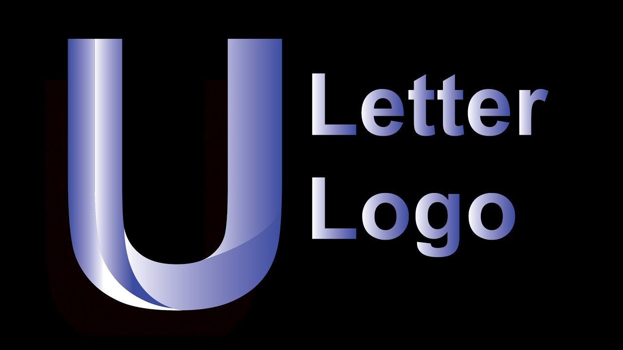 Letter Logo U- Illustrator Bangla Tutorial- লেটার দিয়ে লোগো ডিজাইন করবেন কিভাবে। Logo Design