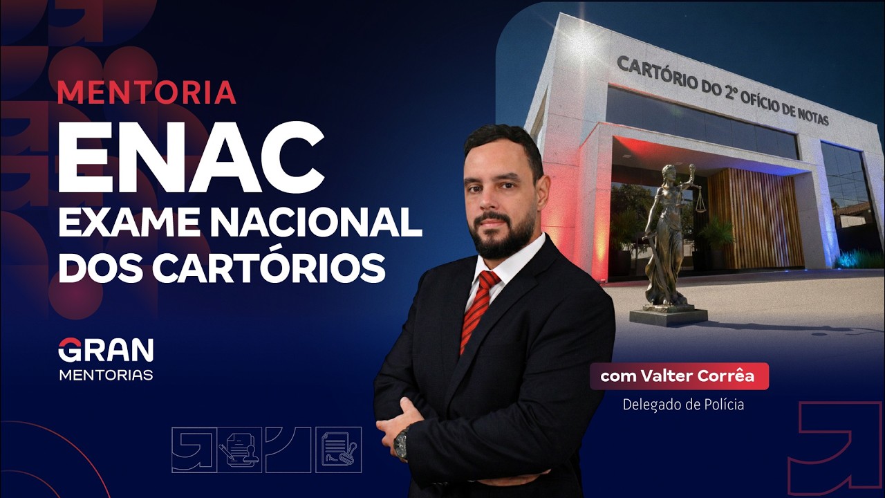 Mentoria Enac (Exame Nacional dos Cartórios)