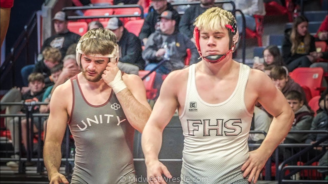 170 1A – Zane Pannell {R} of Fulton IL vs. Kyus Root {G} of Tolono Unity IL