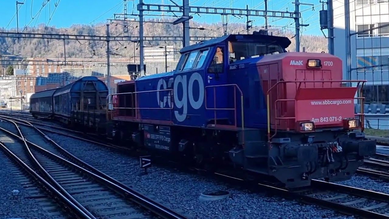 Diverse Rangiermannöver in Giesshübel | SZU