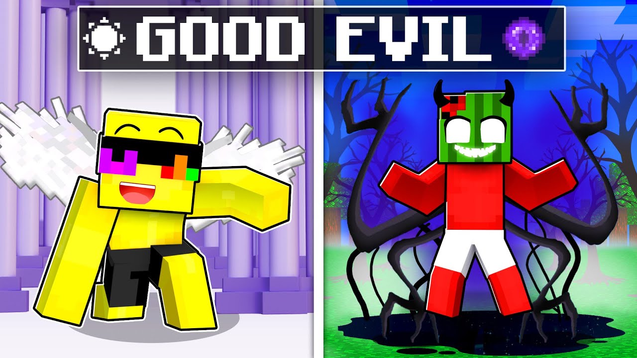 ДОБРО против ЗЛА Санни и Мелон в Майнкрафте!