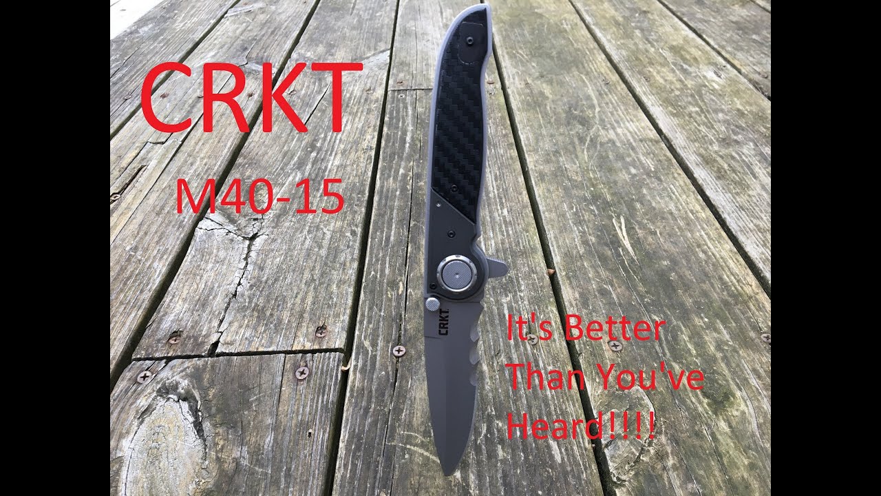 CRKT M40-15 Review - It's really good!!